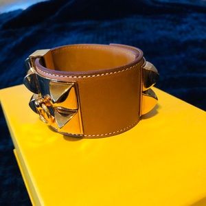 Hermès Gold Hardware Bracelet